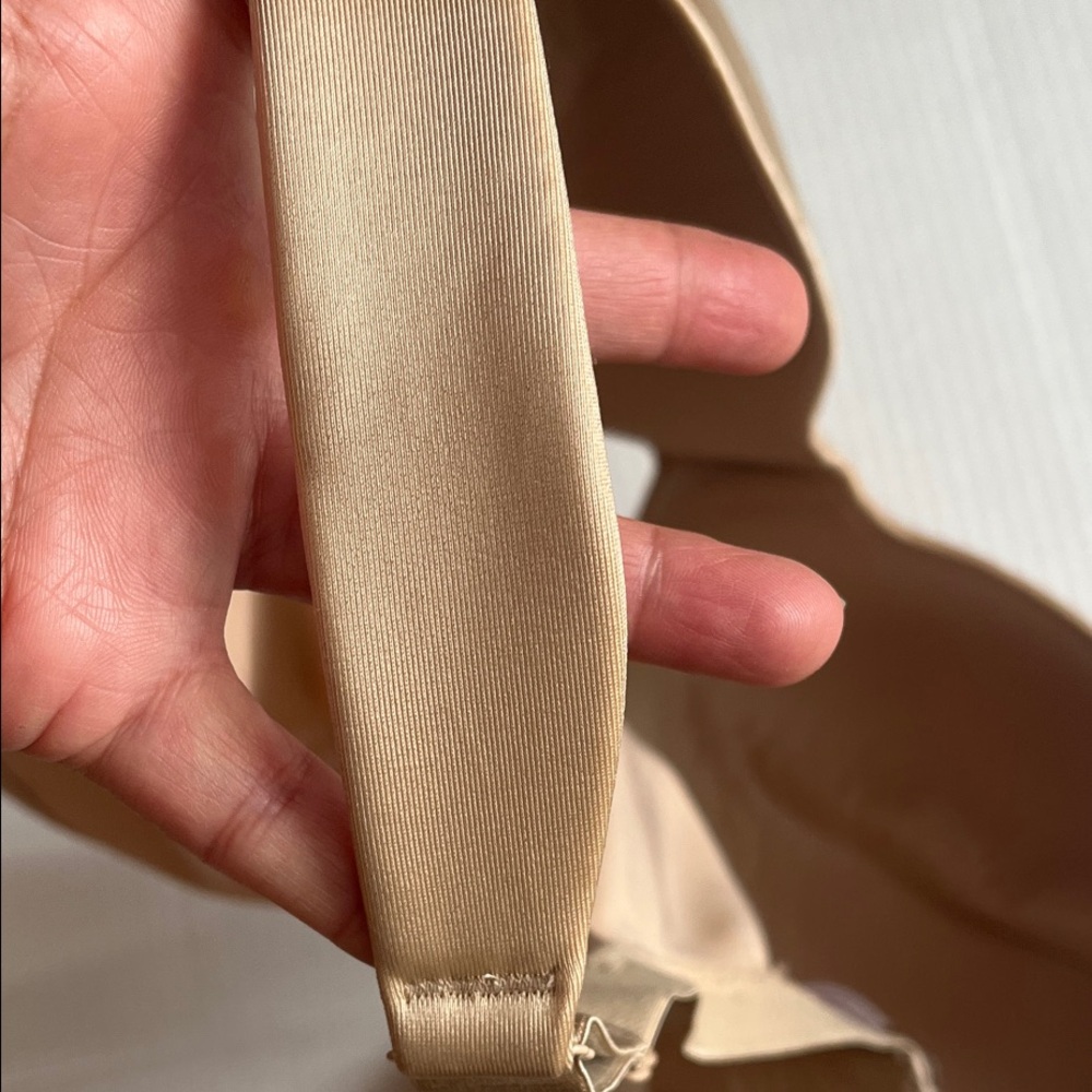 Cacique Smooth Satin Tan Bra - Picture 3 of 5